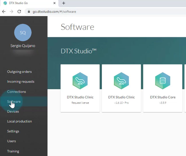 Finding a License on DTX Studio™ Go