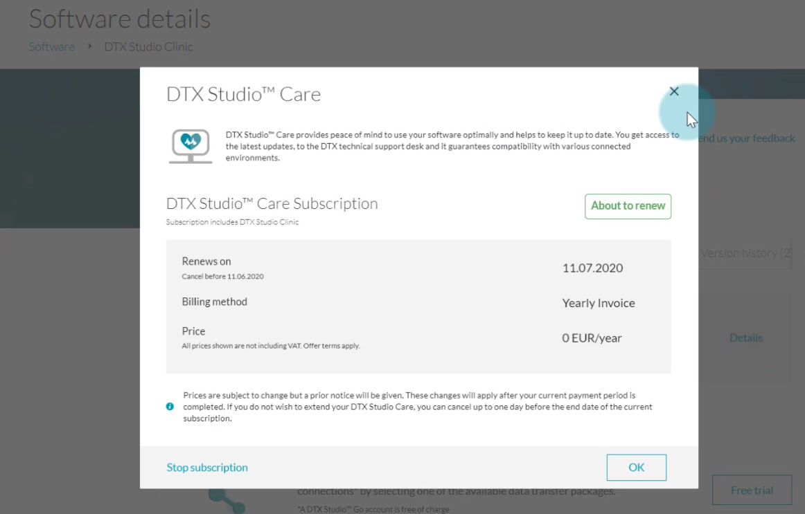 Managing Subscriptions on DTX Studio™ Go