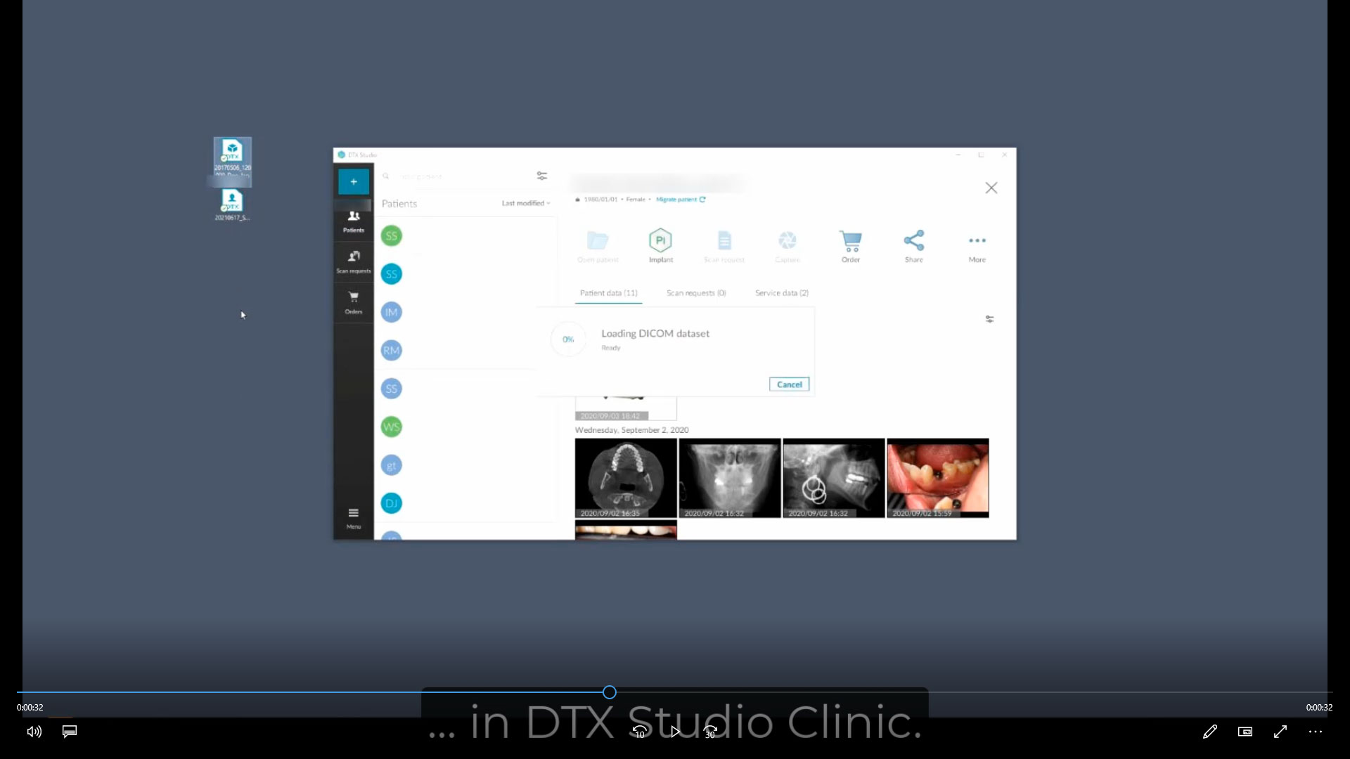 Quick Import of DTXP Files and DICOM Images